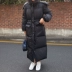 Áo khoác nữ hạ dây dài qua đầu gối đến mắt cá chân 2019 mùa đông phiên bản mới của Hàn Quốc cá tính màu trắng xuống áo khoác dài xuống - Xuống áo khoác Xuống áo khoác