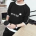 2017 người đàn ông mới của dài tay t-shirt phần mỏng bảy tay áo Hàn Quốc phiên bản của tự trồng mùa hè xu hướng của nam giới quần áo trên áo len áo thun tay lỡ nam Áo phông dài