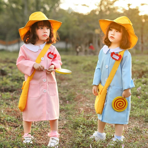 Хэллоуинская одежда по сохранению персонала Косплей Служба для взрослых контрастности японская детская служба Дети ежедневная инсталляция родительской кишки