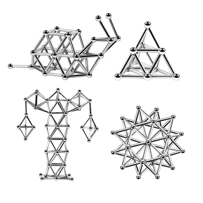 Магнитный конструктор из шариков и палочек схемы