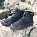 Подлинная китайская обувь черная холст