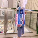 Свежая вместительная и большая сумка на одно плечо, универсальная плетеная льняная сумка из ПВХ, коллекция 2022