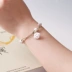 Dây bện nhỏ tươi bạn gái trang sức đơn giản Hàn Quốc Chuông cá tính sinh viên trang sức lụa Cặp đôi vòng tay gốm