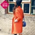 Tách 2019 mùa thu phiên bản Hàn Quốc của áo khoác dài, cơ thể trẻ em, áo khoác, áo khoác len 51160461 - Trung bình và dài Coat