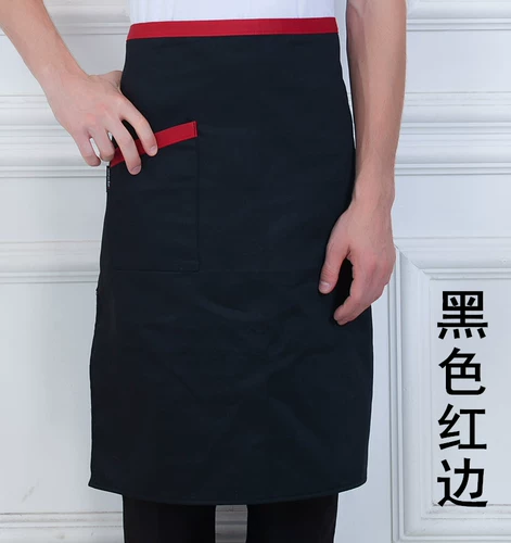 Черная юбка в складку подходит для мужчин и женщин, фартук, поликоттон