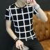 Mùa hè T-Shirt nam ngắn tay Hàn Quốc phiên bản của xu hướng 2017 triều mới nam T máu cá tính đơn giản hoang dã quần áo mùa hè Áo phông ngắn