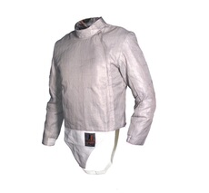 Форма для фехтования af艾鲁特佩剑金属衣电袖衣 佩剑金属衣儿童成人比赛印字击剑器材