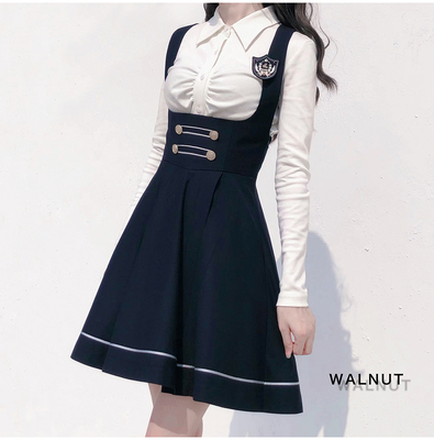 taobao agent Genuine student pleated skirt, fitted dress, high waist