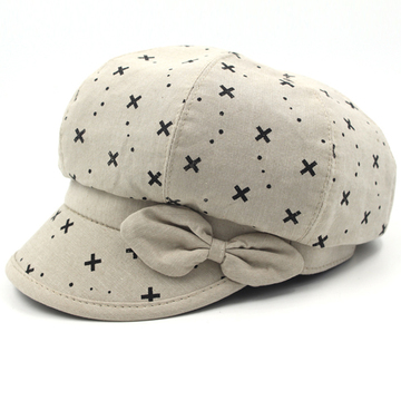 春秋女帽鸭舌帽中老年帽子遮阳帽小帽檐时装帽老人帽子贝雷帽春季