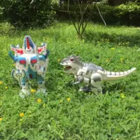 Chính hãng Khủng Long Lớn Tyrannosaurus Rex Cử Chỉ Quy Nạp Biến Dạng Điều Khiển Từ Xa Thông Minh Dancing Robot Đồ Chơi Món Quà Cậu Bé đồ chơi xếp hình