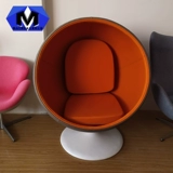 Сеть красного полушария стул ленивый одноразовый диван -стул Стеклянный армированный фаркут творческий яичный стул Столк с пузырьком простой лаунж