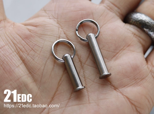 21EDC вставка с двойным круговым питьевым кольцом DIY зонтик веревкой веревочной тапоре, ключ кольца BINK Titanium Mount