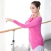 Modal dài tay hiện đại nhảy lỏng thực hành quần áo vát quần áo thực hành yoga ba lê - Khiêu vũ / Thể dục nhịp điệu / Thể dục dụng cụ