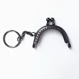 Маленькая кукла с аксессуарами ручной работы, золотой серебряный брелок с ключом, 5 см