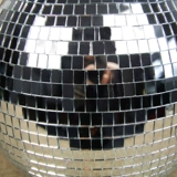 Свадебная сцена рефлекторное зеркало шариковые шариковые бары отражение шарикового стеклянного шарика KTV