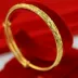 2017 thời trang new brass mạ vàng push-pull vòng đeo tay bằng phẳng nữ đầy sao dứa vòng đeo tay thời gian dài không phai Vòng đeo tay Cuff