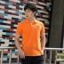 Mùa hè nam tay ngắn áo thun sọc áo polo xu hướng Hàn Quốc áo thun nửa tay thương hiệu quần áo nam - Polo