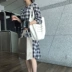 Lu Xiao Tuấn phiên bản tiếng Hàn của túi vải đơn giản dung lượng lớn túi tote nữ túi lớn túi hoang dại vai túi lv nữ Túi xách nữ