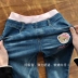Quần jean bé gái 2019 mùa thu mới quần trẻ em Quần áo trẻ em nữ nước ngoài Quần bé gái quần dài hợp thời trang quần đơn - Quần jean Quần jean