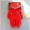 Em bé ra khỏi áo khoác mùa đông nam và nữ 3-6-12 tháng tuổi với bộ đồ bó sát mặc áo dài năm mới đỏ ấm