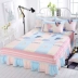 Bông giường mảnh khăn trải giường giường váy bảo vệ bông bụi che 1.8x2.0m 2,2 1,5 m - Váy Petti ga giường có viền Váy Petti