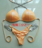 Белье для коррекции формы бедер, цепь для спортзала, купальник, с акцентом на бедрах