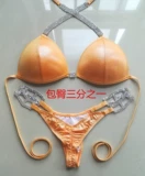 Белье для коррекции формы бедер, цепь для спортзала, купальник, с акцентом на бедрах