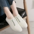 Mùa hè mới PU leather lưới giày thể thao giải trí phẳng sinh viên thấp để giúp mặc non-slip mặc mềm dưới mẹ giày giày vnxk Giày cắt thấp