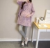 Mẫu thời trang thủy triều mẹ tải 2018 mùa thu mới dành cho bà bầu mang thai phiên bản Hàn Quốc áo sơ mi dài tay cho bà bầu buông tay đồ bộ bầu đẹp Áo thai sản