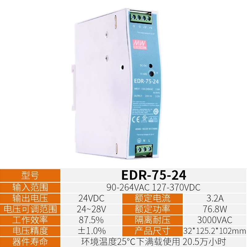 Edr 75 12. EDR-75-24. EDR-24-12. Блок питания EDR-75-24 – 1.