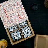 Кожаное ретро нижнее белье, подарочная коробка, 80 грамм