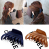 Phụ kiện tóc Hàn Quốc mũ nón đơn giản catch clip dành cho người lớn tóc thẻ clip tóc claw clip thời trang bắt lớn clip tắm Phụ kiện tóc