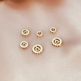 Инкрустация камня, колесо, бусины, прокладка ручной работы, аксессуар, 14 карат, «сделай сам»