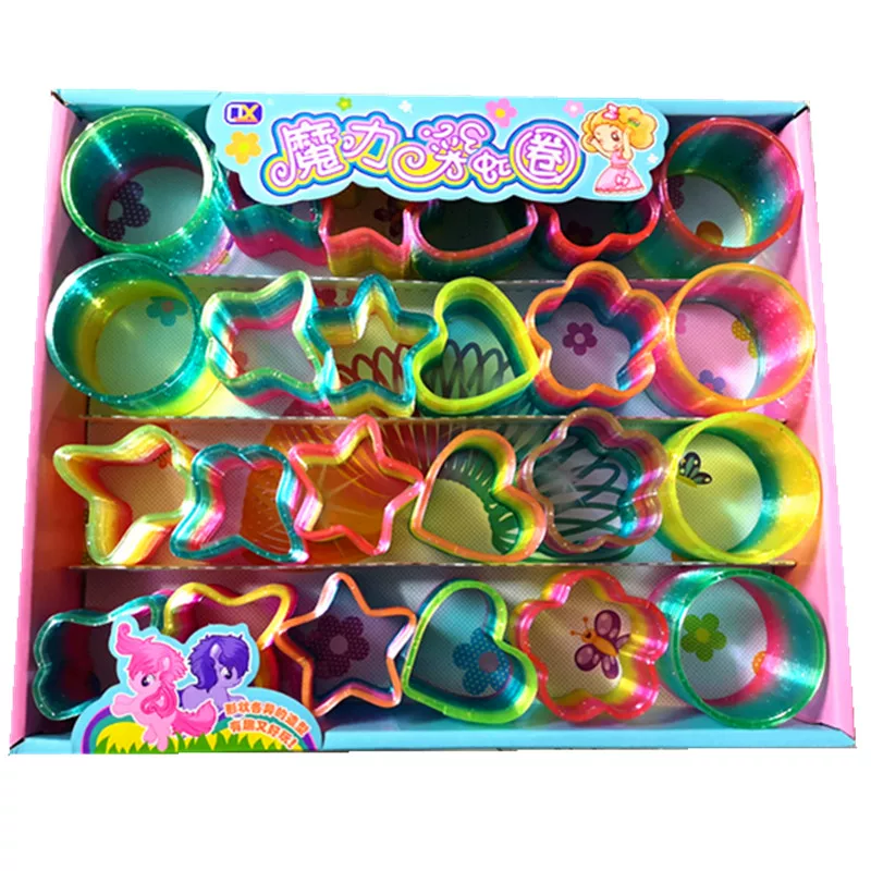 Умная игрушка для детского сада, магический пластиковый пружок Slinky, раннее образование, ностальгия