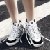 Giày nam Xu hướng Hàn Quốc Giày đa năng Anh Giày vải mùa hè Giày nhỏ màu trắng thủy triều những người yêu thích giày thường Plimsolls