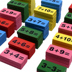 3-4-5 tuổi trẻ em toán học hoạt động Montessori câu đố cộng và trừ giảng dạy sớm với domino khối xây dựng đồ chơi Khối xây dựng