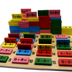 3-4-5 tuổi trẻ em toán học hoạt động Montessori câu đố cộng và trừ giảng dạy sớm với domino khối xây dựng đồ chơi Khối xây dựng
