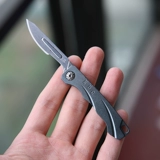 Маленький брелок, металлический складной нож, складное лезвие, алюминиевый сплав