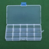 Пластиковая полу -трансбадной ящик для хранения прозрачных кнопок и коробка для хранения пластиковой линии пластиковой игольной линии