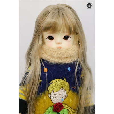taobao agent Lazy baby BJD wig female 346 points giant baby SD puppet MDD daily versatile bangs soft silk long hair soft girl