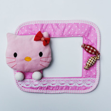 Декор для выключателя 韩式立体卡通可爱开关套布艺精品开关贴保护套手工插座壁火套简约