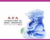 Керамический двенадцать зодиака Зодиака Город Таун Фэн Шуй Монастырь показывает крыса, корова Тигр Дракона змея, коза, куриная собака, свинья, свинья