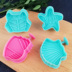 3D khối cookie phim hoạt hình khuôn mẫu Cookie mô hình động vật mùa xuân báo dễ thương khuôn phim hoạt hình - Tự làm khuôn nướng khuôn kem silicon Tự làm khuôn nướng