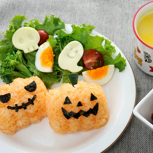 Бесплатная доставка Япония Arnest Halloween Тыквенный мультфильм мультфильм Dii Diy тыквенный рис шариковая плесень