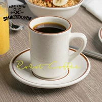 Tuxton Line Sesame Dot Ceramic Coffee Cufe Discean ins ins ins retr