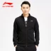 Áo nịt len ​​Li Ning Áo len nam mùa thu Mới Áo thể thao nam Áo khoác nam Áo khoác thể thao Quần áo - Áo khoác thể thao / áo khoác