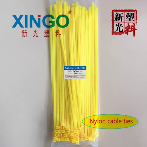 5x300 Национальная стандартная длина 30 см. Цветная нейлоновая галстука пластиковая самоочищающаяся красная, желтая, синяя -гриленя 8 цветов полная бесплатная доставка