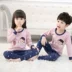 Trẻ em của Qiuyi Qiuku Phù Hợp Với Thiết Lập 18 Đồ Lót Mới Mùa Xuân và Mùa Thu Mặc Bé Bé Dài Tay Áo Quần Áo Bé Trai và Bé Gái quần áo áo cho bé gái Quần áo lót