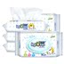 Baby Shu Bao em bé lau ướt trẻ sơ sinh chăm sóc da trẻ sơ sinh đặc biệt cầm tay 400 bơm 100 với nắp đầy khăn ướt agi Khăn ướt