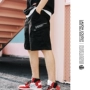 [TIANC BRAND Chen He] mùa hè cổ điển yếm trang trí vành đai quần short nam năm quần quần bó sát quần dài thể thao nam